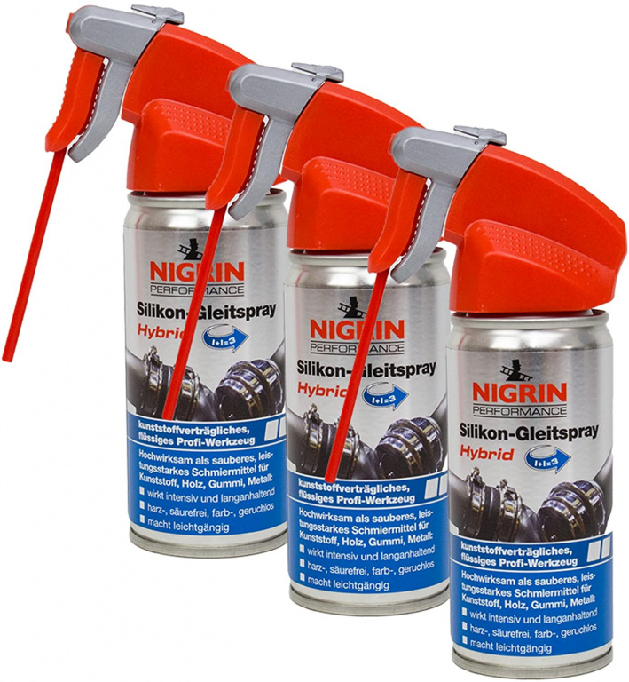 Set 3 Buc Nigrin Spray Ulei Cu Silicon Hybrid 100ML 72240
