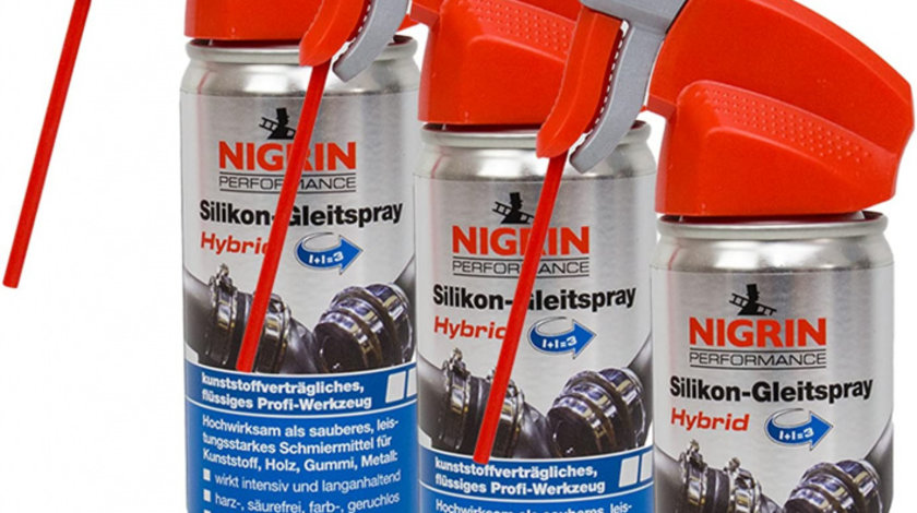 Set 3 Buc Nigrin Spray Ulei Cu Silicon Hybrid 100ML 72240