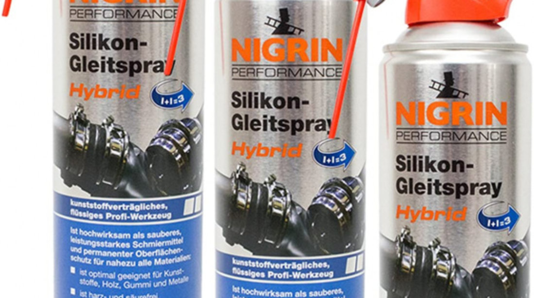 Set 3 Buc Nigrin Spray Ulei Cu Silicon Hybrid 500ML 72241