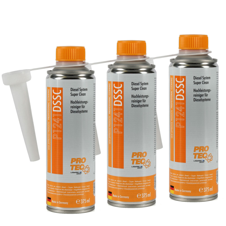 Set 3 Buc Pro Tec Diesel System Super Clean Aditiv Sistem Diesel 375ML PRO1241