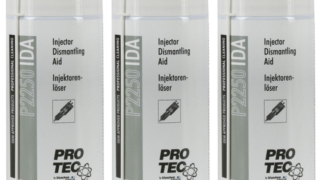 Set 3 Buc Pro Tec Injector Dismantling Aid Spray Degripant Injectoare 400ML PRO2250