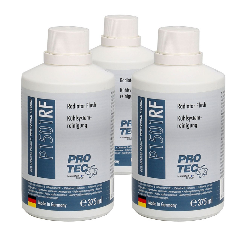Set 3 Buc Pro Tec Radiator Flush Aditiv Curatare Radiator 375ML PRO1501