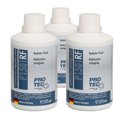 Set 3 Buc Pro Tec Radiator Flush Aditiv Curatare Radiator 375ML PRO1501