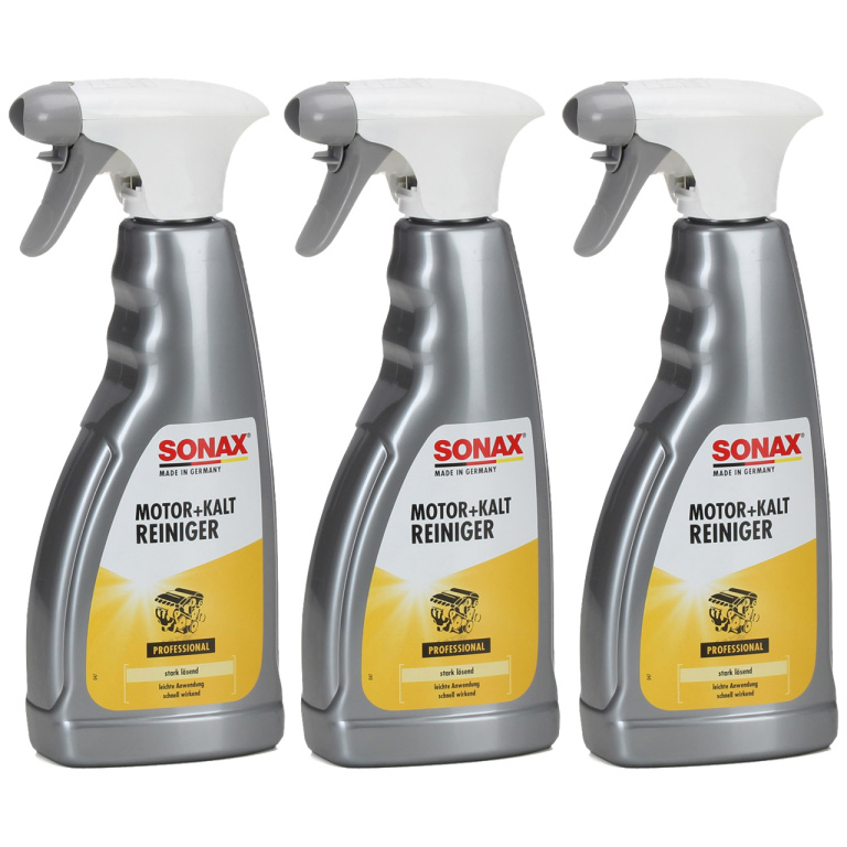 Set 3 Buc Sonax Solutie Curatat Motor 500ML 543200