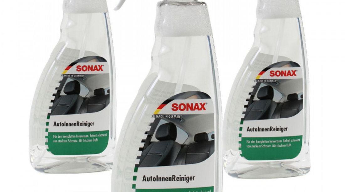 Set 3 Buc Sonax Solutie Pentru Curatarea Tapiteriei 500ML 321200