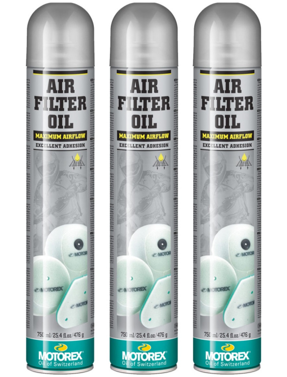 Set 3 Buc Spray Filtru Aer Motorex Aer Filter Oil 655 Spray 750ML MO 163763