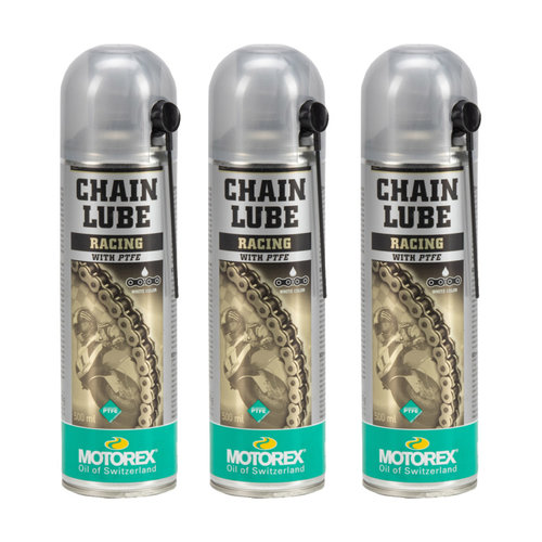 Set 3 Buc Spray Lubrifiant Lant Motorex Chain Lube Racing 500ML MO 163558