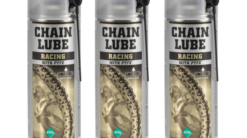Set 3 Buc Spray Lubrifiant Lant Motorex Chain Lube Racing 500ML MO 163558
