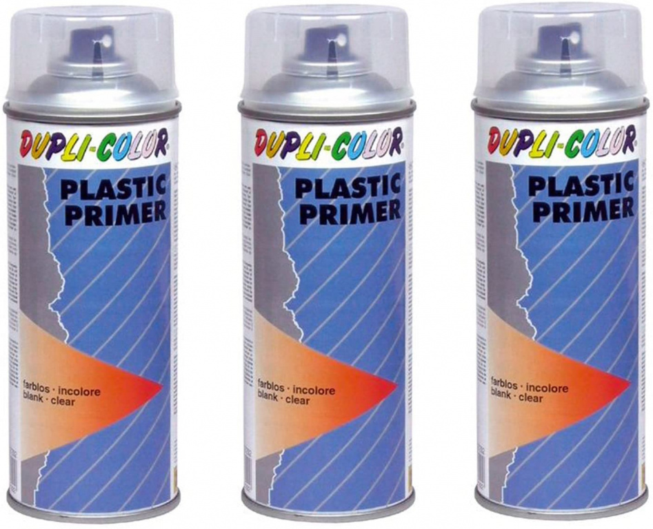 Set 3 Buc Spray Vopsea Dupli-Color Grund Plastic 400ML 327292