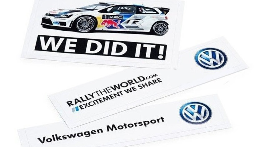 Set 3 Buc Stickere Oe Volkswagen Motorsport 000087001A