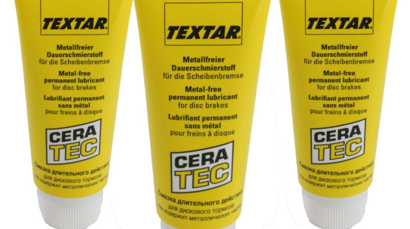 Set 3 Buc Textar Cera Tec Vaselina Sistem Franare 75ML 81000400