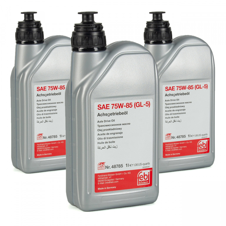 Set 3 Buc Ulei Diferential Febi Galben 75W-85 1L 48785