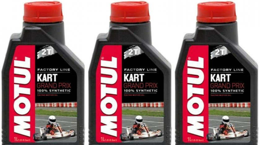 Set 3 Buc Ulei Motor Kart Motul Kart Grand Prix 2T 1L 105884