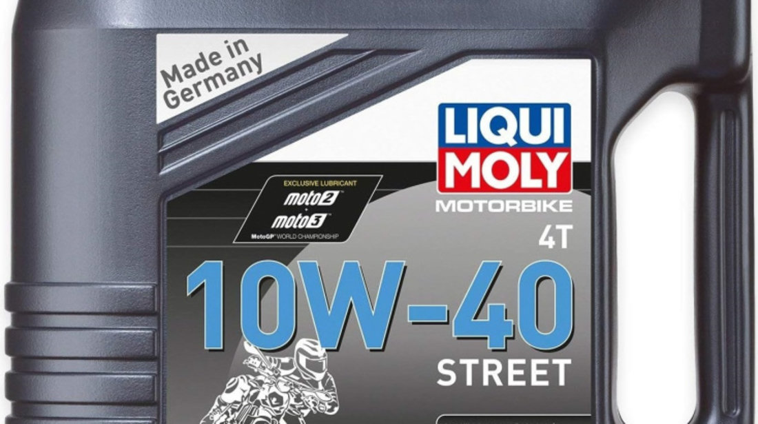 Set 3 Buc Ulei Motor Liqui Moly Motorbike 4T 10W-40 Street 4L 1243