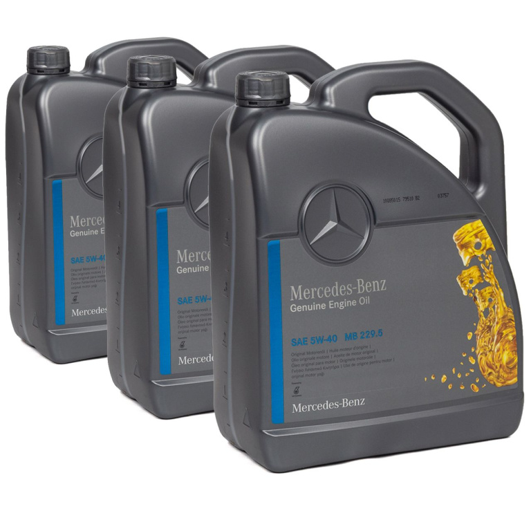 Set 3 Buc Ulei Motor Mercedes-Benz 229.5 5W-40 5L A000989860613AAEE