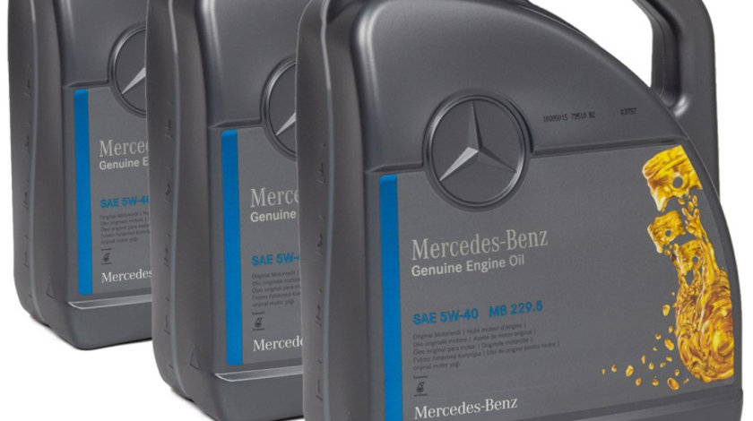 Set 3 Buc Ulei Motor Mercedes-Benz 229.5 5W-40 5L A000989860613AAEE