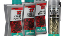 Set 3 Buc Ulei Motor Motorex Cross Power 2T 1L MTR...