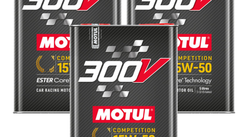 Set 3 Buc Ulei Motor Motul 300V Competition Ester Core® Technology 15W-50 5L 110861