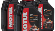 Set 3 Buc Ulei motor Motul 710 2T Synthetic Ester ...