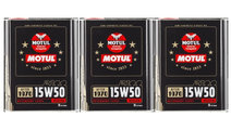 Set 3 Buc Ulei Motor Motul Classic Oil 2100 15W-50...