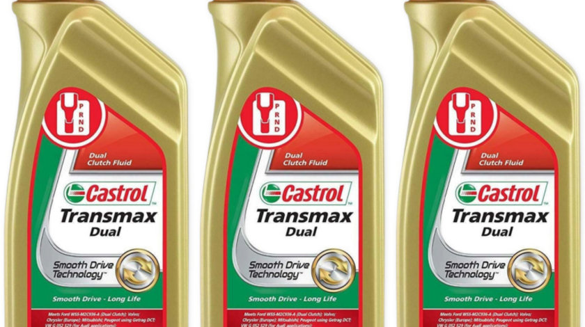 Set 3 Buc Ulei Transmisie Automata Castrol Atf Transmax Dual 1L