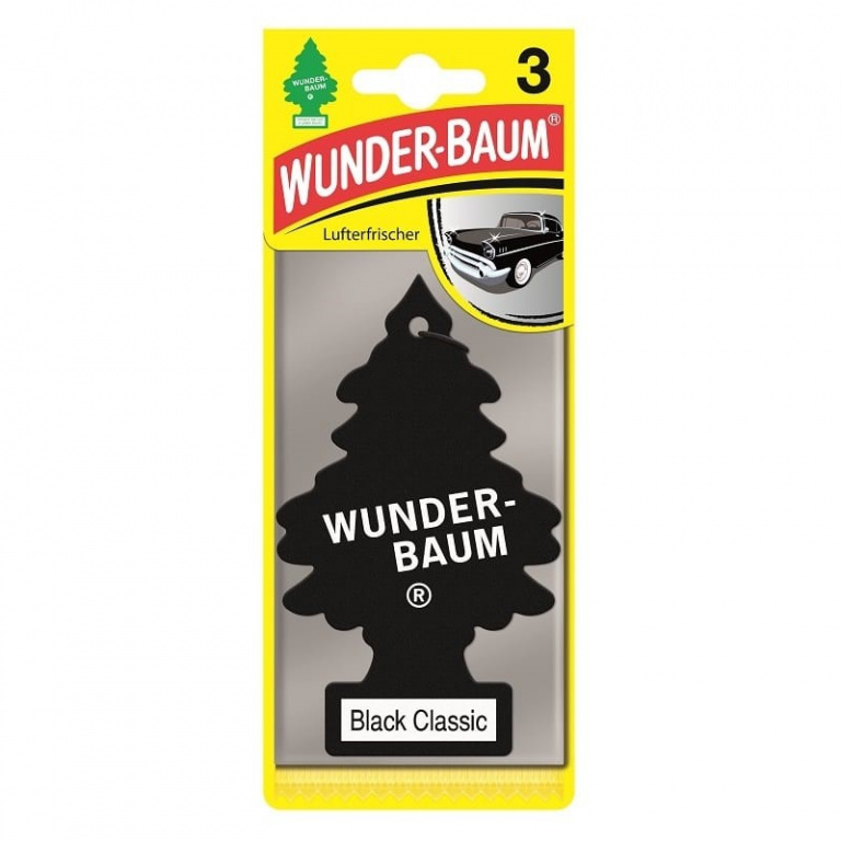 Set 3 Bucati Odorizante Auto Bradut Wunder-baum Black Ice 7612720751068