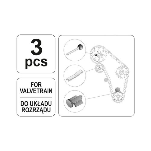 Set 3 piese blocare distribuție motor diesel vw 1.9 TDI pd