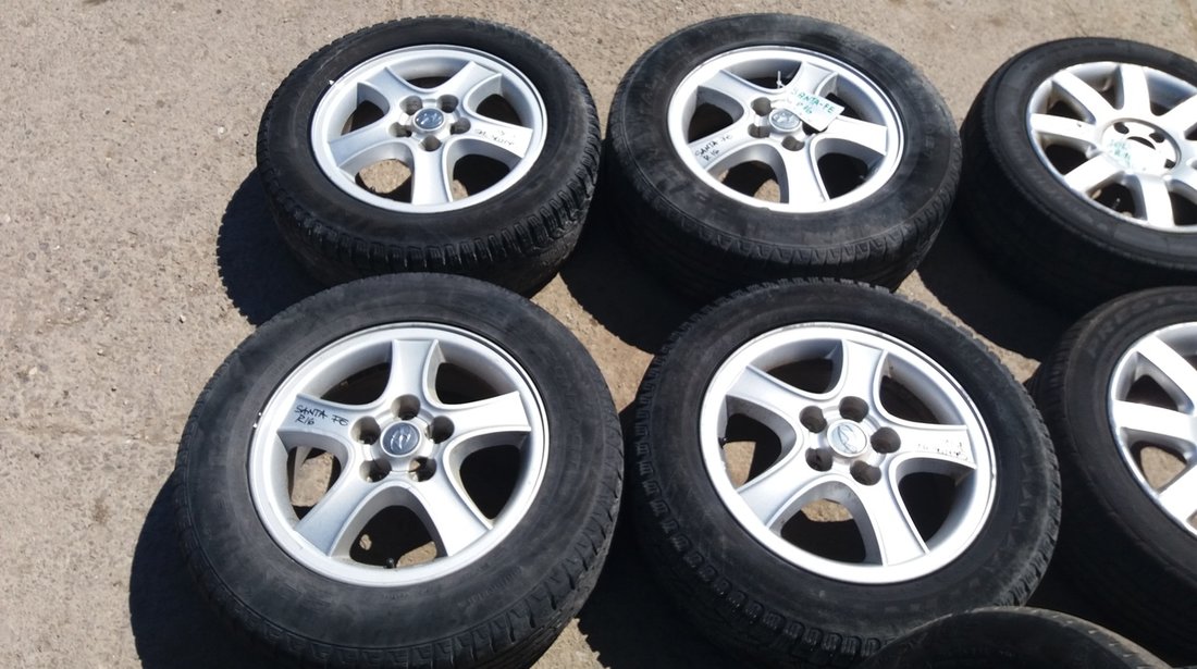 Set 306 - Jante aliaj Hyundai Santa Fe, R16, 5 x 114.3 - cod HYU-4A-13