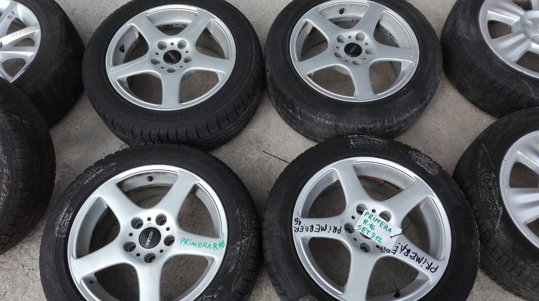 Set 312 - Jante aliaj Nissan Primera, R16, 5 x 114.3 - cod NIS-4A-4