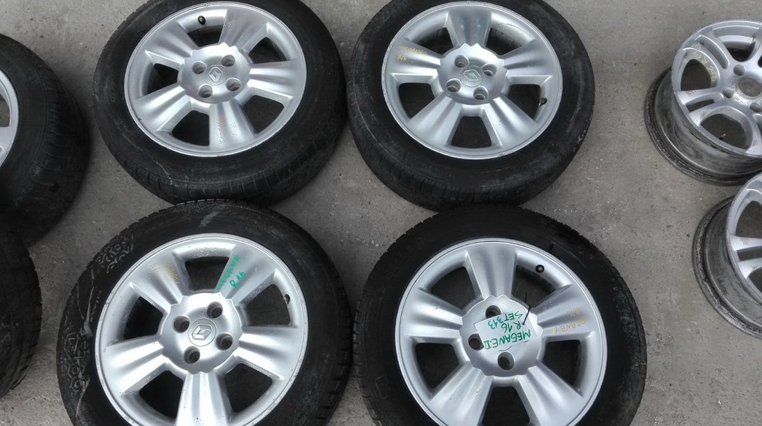 Set 313 - Jante aliaj Renault Megane 2, R16, 4 X 100 - cod REN-4A-39