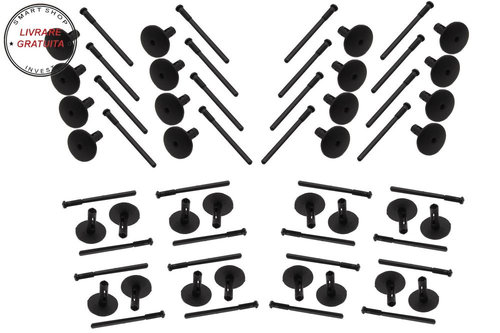 Set 32 Piese Clipsuri Auto Pentru Prelungiri Aripi Extensii Aripi
