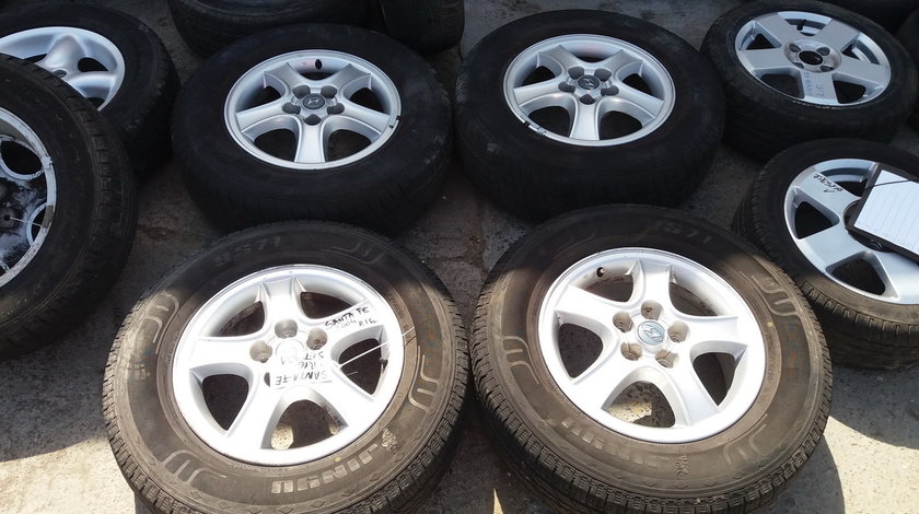 Set 321 - Jante aliaj Hyundai Santa Fe, R16, 5 x 114.3 - cod HYU-4A-15
