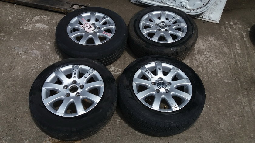 Set 346 - Jante aliaj VW Golf 5, R15, 5 x 112 - cod VWN-4A-50