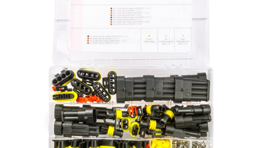 Set 352 conectori terminali ERMETICI, 6 dimensiuni AVX-AM03035