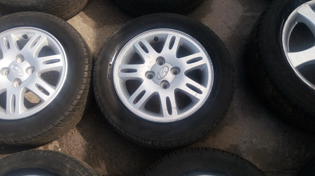 Set 355 - Jante aliaj Hyundai Getz, R14, 4 x 100, cod HYU-4A-16 #8189924