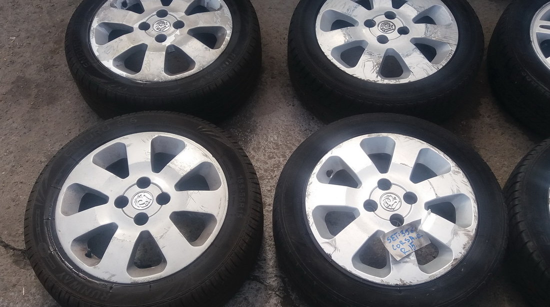 Set 356 - Jante aliaj Opel Corsa C, R15, 4 x 100, cod OVX-4A-42