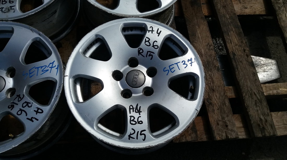 Set 371 - Jante aliaj Audi A4 B6 R15, 5 x 112 - cod AUD-4A-24