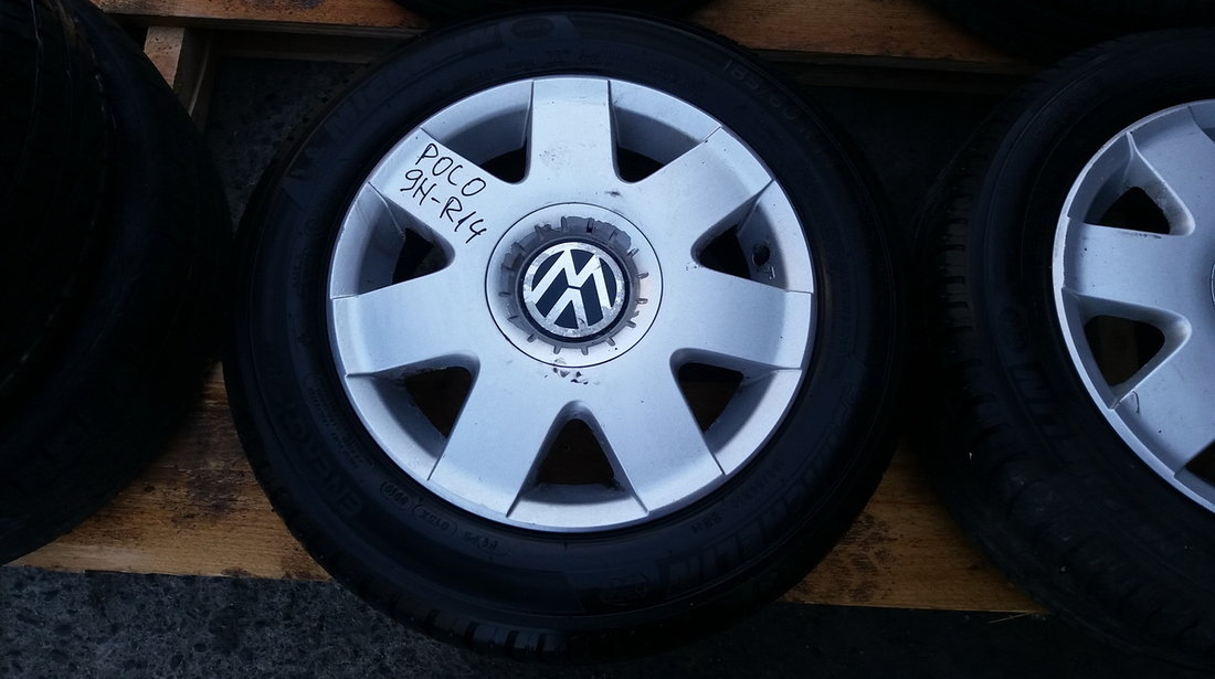 Set 390 - Jante aliaj VW Polo 9N, R14, 5 x 100 - cod VWN-4A-59