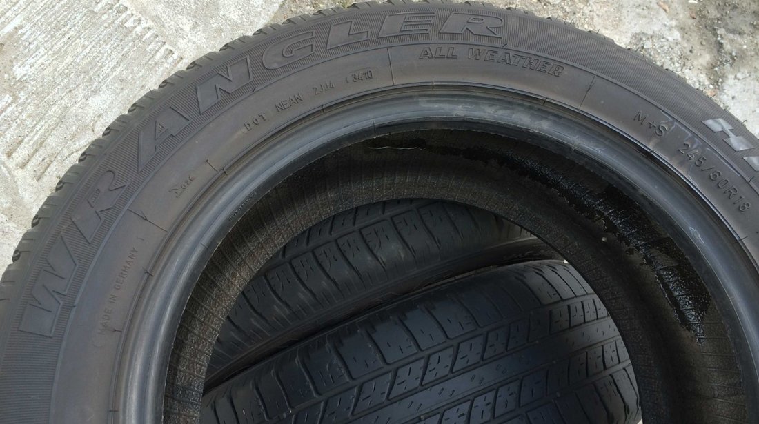 SET 4 Anvelope All Season 245/60 R18 GOODYEAR WRANGLER ALL WEATHER HP  105H