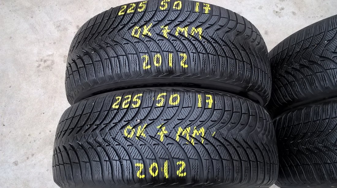 Set 4 anvelope de iarna 225 50 17 michelin alpin PA 4