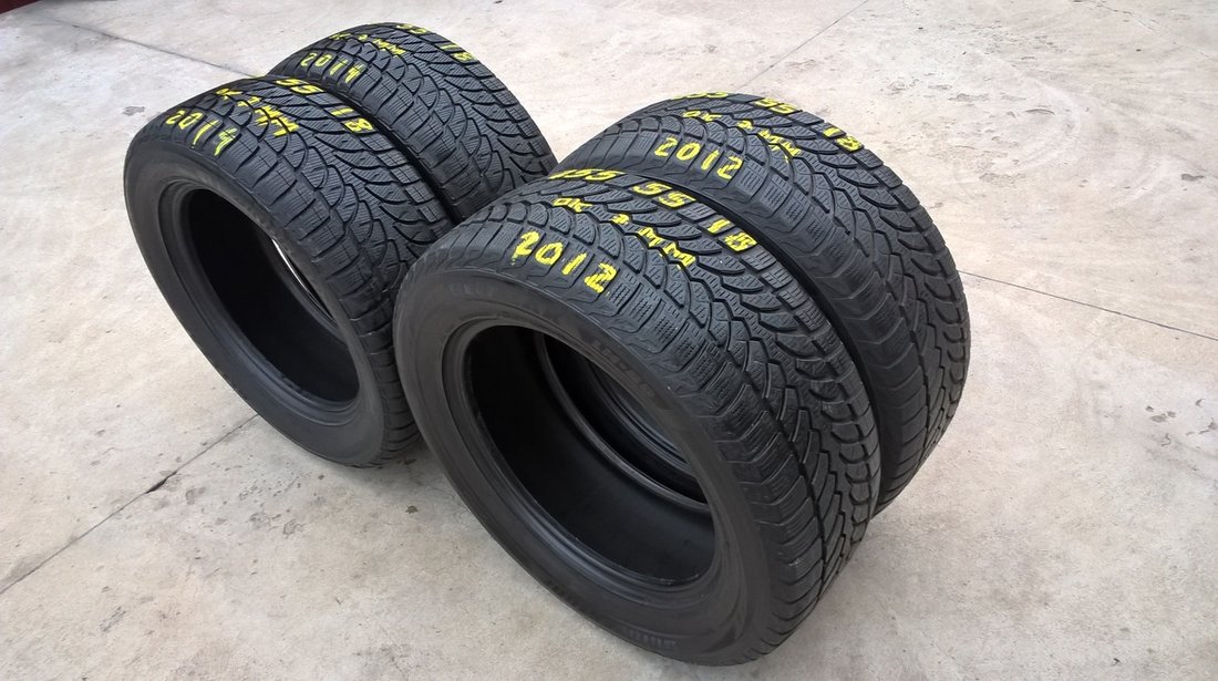 Set 4 anvelope de iarna 255 55 18 bridgestone blizzak Lm 80