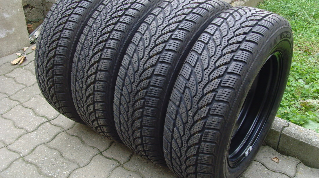 Set 4 anvelope de iarna ca Noi 195/65 R15 91H Bridgestone Blizzak  LM32 din2014,profil 8,5mm