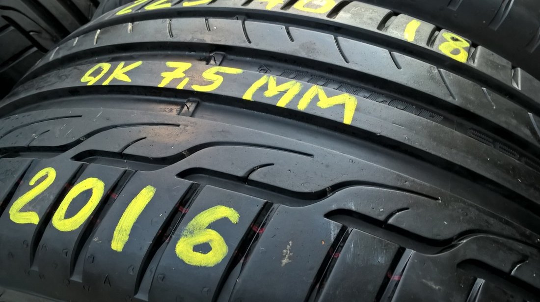 Set 4  Anvelope De Vara 225 40 18 Dunlop Sp Sport rt