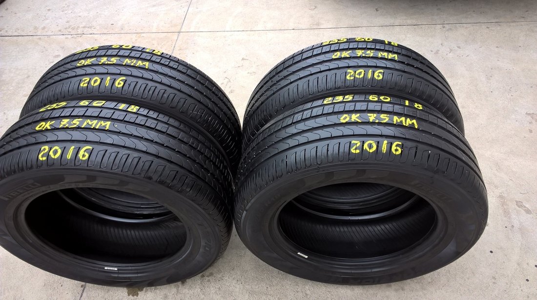 Set 4 anvelope de vara 235 60 18 pirelli scorpion verde 2016