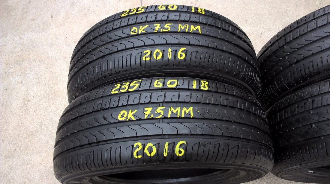 Set 4 anvelope de vara 235 60 18 pirelli scorpion verde 2016