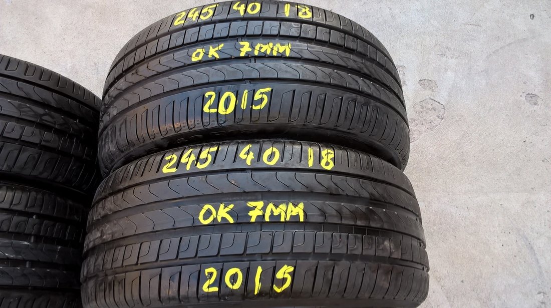 Set 4 anvelope de vara 245 40 18 pirelli cinturato P7