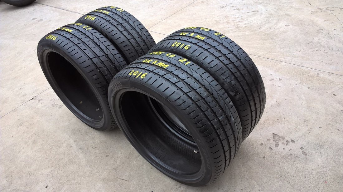 Set 4 anvelope de vara 255 40 21 pirelli p zero 2016