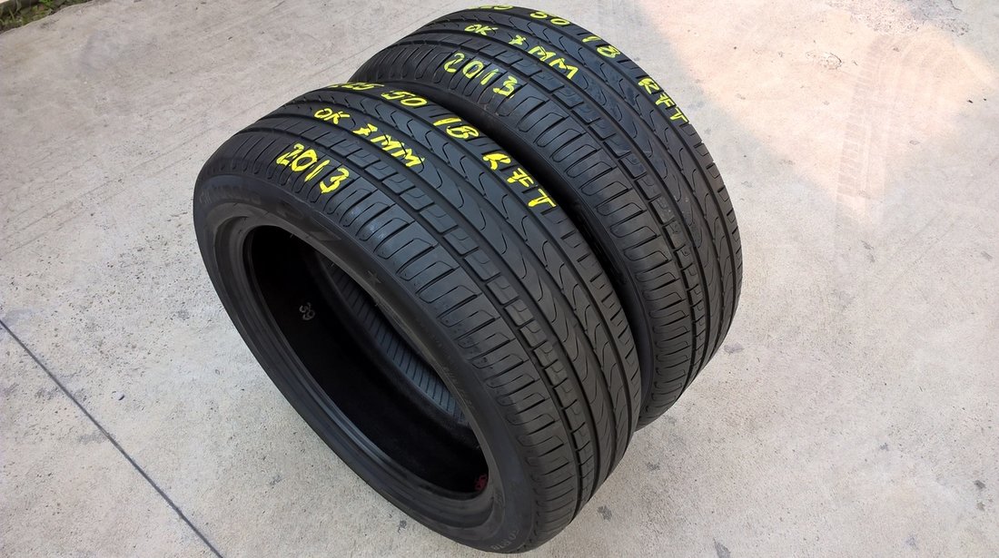 Set 4  anvelope de vara ca si noi 225 50 18 pirelli cinturato p 7 run flat