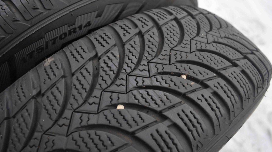 SET 4 Anvelope Iarna 175/70 R14 NEXEN WINGUARD SPORT SNOW G + Jante 14inch Peugeot Partner / Citroe