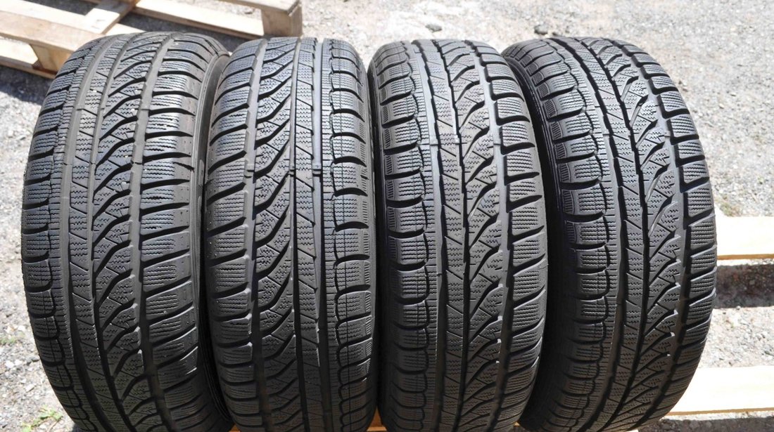 SET 4 Anvelope Iarna 185/60 R15 DUNLOP SP WINTER RESPONSE + jante Originale GM Opel Corsa 4x100 , ET